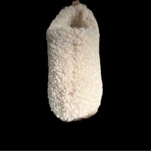 Cozy Cream Sherpa shoe